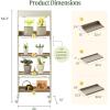 imageVego Garden Grow Lights Stand for Indoor Plants Full Spectrum LED Grow Light with Customized 5 Modes for Seed Starting Leafy Herbs Fruits ampamp Microgreens 1 Pack4 Tier