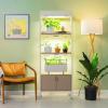 imageVego Garden Grow Lights Stand for Indoor Plants Full Spectrum LED Grow Light with Customized 5 Modes for Seed Starting Leafy Herbs Fruits ampamp Microgreens 1 Pack4 Tier with Storage