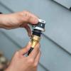 imageVego Garden Hose Fitting Quick Connector Set with Water Stop ampamp Lock Feature Quick Release Kit Hose Fittings and Adapters V2 Set of 5Set of 4 V1
