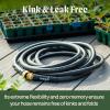 imageVego Garden Leader Hose 6ft with Brass Thread and Swivel Grip Sleeve 12quot Leader Garden Water Hose with Male to Female Fittings for Garden ampamp Yard58 100ft