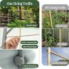 imageVego Garden Metal Frame Tomato Trellis Garden Trellis for Climbing Plants Like Cucumber Beans Tomatoes ampamp Vines 50ft Long Metal Trellis for Raised Garden Beds95ft