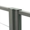 imageVego Garden Privacy Screen Trellis for 83quot Wide Modern Garden Beds Urban CharcoalMidnight Blue