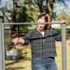 imageVego Garden Privacy Screen Trellis for 83quot Wide Modern Garden Beds Urban CharcoalUrban Charcoal