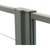 imageVego Garden Privacy Screen Trellis for 83quot Wide Modern Garden Beds Urban CharcoalUrban Charcoal
