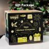 imageVego Kitchen Composter 4L Electric Composter Countertop 5 Modes WeightBased Smart Compost Bin with App Odorless AutoCleaning Food Waste Compost Machine Indoor BlackBlack