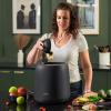 imageVego Kitchen Composter 4L Electric Composter Countertop 5 Modes WeightBased Smart Compost Bin with App Odorless AutoCleaning Food Waste Compost Machine Indoor BlackBlack