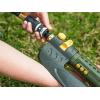 imageVego Turbo Oscillating Sprinkler wQuick Connector Starter Set Metal Base and 20 Precision Nozzles 3Way Adjustable for Large Yard and Lawn Covers up to 4973 sq ftSeaweed Green