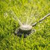 imageVego Turret Pattern Sprinkler 9Pattern HeavyDuty Metal Base Up to 1115 sq ft Coverage