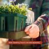 imageVego garden Bottom Watering Trays Plant Growing Trays for Seedlings 10quot x 20quot Seedling Trays 2 Pack10 x 20 16 Pack