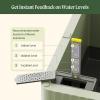 imageVego garden EZCube Self Watering Planter Box Outdoor Raised Garden Bed with Water Gauge for Balcony Rooftop Patio Backyard 21quot x 24quot Fog GraySage Green