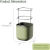 imageVego garden Herb Planter Box with Trellis ampamp Mini Planter Indoor Pots with Trellis Sage Green