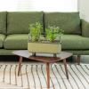 imageVego garden Herb Planter Box with Trellis ampamp Mini Planter Indoor Pots with Trellis Sage Green