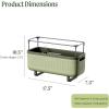 imageVego garden Herb Planter Box with Trellis ampamp Mini Planter Indoor Pots with Trellis Sage Green