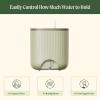 imageVego garden Planters for Outdoor ampamp Indoor Plants Large Plant Pots with Self Watering 15quot Tall Large Plant Pots with Trellis for Flowers Plants Decor Cream WhiteSage Green