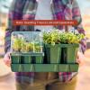 imageVego garden Seedling Tray Lids with Drip Irrigation 8 Pack16 Set