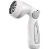 imageGarden Hose Nozzle  9 Spray Patterns Metal Thumb Control OnOff Valve High Pressure Heavy Duty Water Hose Spray Nozzle for Gardening Lawn Care and Cleaning TasksSeaweed GreenCloud White
