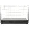imageVego Garden 17quot Tall 10 in 1 25ft x 95ft Raised Garden Bed ampamp 95ft Wide Metal Trellis