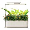 imageVego Garden Grow Lights Stand for Indoor Plants Full Spectrum LED Grow Light with Customized 5 Modes for Seed Starting Leafy Herbs Fruits ampamp Microgreens 1 Pack1 Tier Stand