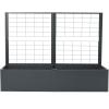 imageVego Garden Privacy Screen Trellis for 83quot Wide Modern Garden Beds Urban CharcoalMidnight Blue