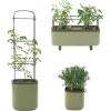 imageVego garden Tomato ampamp Herb ampamp Mini Planter Box Bundle
