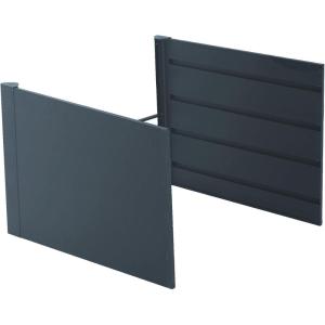 imageVego Garden 32quot Tall 41quot Wide Extension Kit for Modern Raised Garden Beds Urban CharcoalMidnight Blue