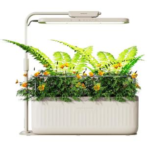 imageVego Garden Grow Lights Stand for Indoor Plants Full Spectrum LED Grow Light with Customized 5 Modes for Seed Starting Leafy Herbs Fruits ampamp Microgreens 1 Pack1 Tier Stand