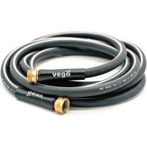 imageVego Garden Leader Hose 6ft with Brass Thread and Swivel Grip Sleeve 12quot Leader Garden Water Hose with Male to Female Fittings for Garden ampamp Yard12 16ft