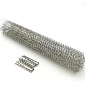 imageVego Garden Stainless Steel Gopher Net Garden Netting to Protect Fruit Plants and Vegetables for 35 x 65 9 in 1 Garden BedVGN356540 x 70