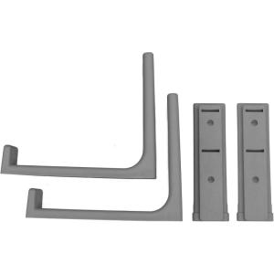 imageVego garden Planter Box Brackets for Herb ampamp Mini Planters Adjustable Window Box Brackets Wall Mount Flower Box Bracket Heavy Duty Planter Shelving for Patio Garden Fence Railing Balcony 4 Pack2 Pack