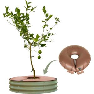 imageVego garden Raised Garden Bed 8 Tall Tree Surround with Watering Ring Olive GreenOlive Green