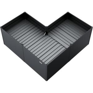 imageVego garden SoilSaving Intermediate Floor 32quot Tall Modern Garden Bed 27quot x 83quot Garden Bed Not Included83 x 83