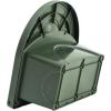 imageVego Garden Hose Hanger Hangout with 115 ft of 58quot Capacity And Enclosed Storage Compartment Cloud GreySeaweed Green