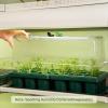 imageVego garden Giga Seedling Trays  8 Pack 9Cell UVResistant Reusable Starter Trays for GreenhouseGarden No Lids2 Packs