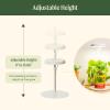 imageVego garden Mini Grow Lights Stand for Indoor Plants FullSpectrum White Light LED Grow Light with Customized Adjustable Height for Microgreens Planter not Include