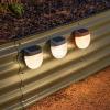 image:imageVego garden 17 Tall 9 in 1 Raised Garden Bed Olive Green with 8Pack Solar Garden Lights