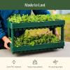 image:imageVego garden Ultimate Seed Starting Bundle 2Packs Giga8 Pack Jumbo8 Pack Standard Seedling Trays with Seedling Tray Lids and 10 x 20 Bottom Watering Trays76 Cell 1020 Germination Cell Bundle