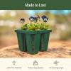 image:imageVego garden Ultimate Seed Starting Bundle 2Packs Giga8 Pack Jumbo8 Pack Standard Seedling Trays with Seedling Tray Lids and 10 x 20 Bottom Watering TraysJumbo 1020 Up Pot Cell Bundle