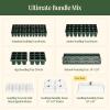 image:imageVego garden Ultimate Seed Starting Bundle 2Packs Giga8 Pack Jumbo8 Pack Standard Seedling Trays with Seedling Tray Lids and 10 x 20 Bottom Watering TraysUltimate Seed Starting Bundle