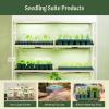 image:imageVego garden Ultimate Seed Starting Bundle 2Packs Giga8 Pack Jumbo8 Pack Standard Seedling Trays with Seedling Tray Lids and 10 x 20 Bottom Watering TraysJumbo 1020 Up Pot Cell Bundle