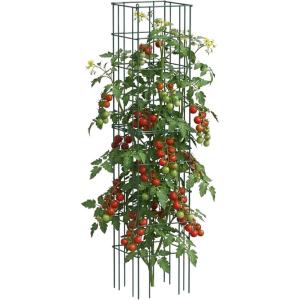 image:imageVego Garden Tomato Cage 165 Square HeavyDuty for Garden amp Pots RustResistant Tomato Stackable Plant Cage Trellis Support for Climbing Vegetables Plants1 Pack