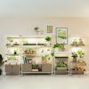 image:imageVego garden Indoor Ultimate Grow Light with Hanging Kit Powerful 60 W FullSpectrum LEDs Plant Rack for Seed Starting Leafy Herbs Fruits amp Microgreens Matte BlackCream White