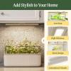 image:imageVego garden Indoor Ultimate Grow Light with Hanging Kit Powerful 60 W FullSpectrum LEDs Plant Rack for Seed Starting Leafy Herbs Fruits amp Microgreens Matte BlackCream White