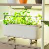 image:imageVego garden Indoor Ultimate Grow Light with Hanging Kit Powerful 60 W FullSpectrum LEDs Plant Rack for Seed Starting Leafy Herbs Fruits amp Microgreens Matte BlackCream White