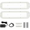 image:imageVego garden Indoor Ultimate Grow Light with Hanging Kit Powerful 60 W FullSpectrum LEDs Plant Rack for Seed Starting Leafy Herbs Fruits amp Microgreens Matte BlackCream White
