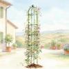 image:imageVego Garden 76 ft Round Obelisk Garden Trellis Metal Rustproof Plant Support Rose Trellis Tower Potted Cages for Flowers Fruits Vegetable Vines Indoor amp Outdoor76 Ft