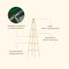image:imageVego Garden 9 ft Pyramid Obelisk Garden Trellis Metal Rustproof Plant Support Rose Trellis Tower Potted Cages for Flowers Fruits Vegetable Vines Indoor amp Outdoor65 Ft