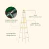 image:imageVego Garden 9 ft Pyramid Obelisk Garden Trellis Metal Rustproof Plant Support Rose Trellis Tower Potted Cages for Flowers Fruits Vegetable Vines Indoor amp Outdoor78 Ft