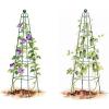 image:imageVego Garden 9 ft Pyramid Obelisk Garden Trellis Metal Rustproof Plant Support Rose Trellis Tower Potted Cages for Flowers Fruits Vegetable Vines Indoor amp Outdoor78 Ft