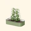 image:imageVego Garden AFrame Trellis Cucumber Cage for Garden amp Pots RustResistant Tomato Stakes Heavy Gauge Plant Cage Trellis Support for Climbing Vegetables Plants63 Tall