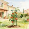 image:imageVego Garden Tomato Cage Tomato Tower 3 Tier for Garden amp Pots RustResistant Tomato Stakes Heavy Gauge Plant Cage Trellis Support for Climbing Vegetables Plants3 Tier